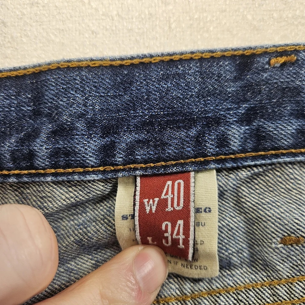 Stetson 1120 40x34 Slim Straight Western Jeans - Picture 5 of 9